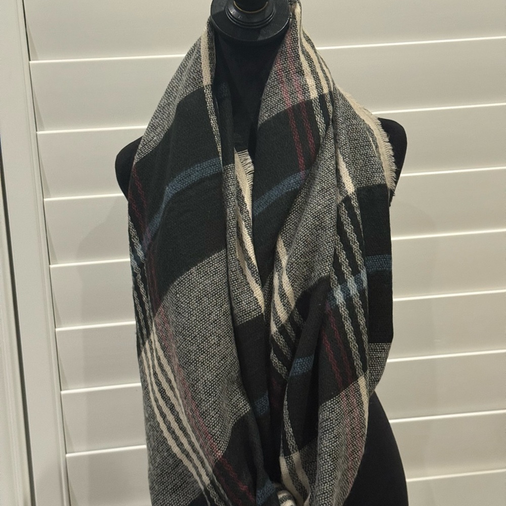 Plaid Loop Scarf